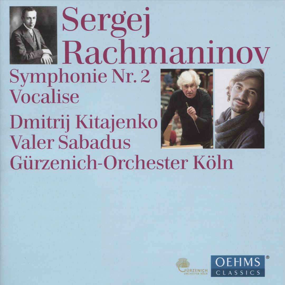 Rachmaninov: Symphony No. 2; Vocalise cover art
