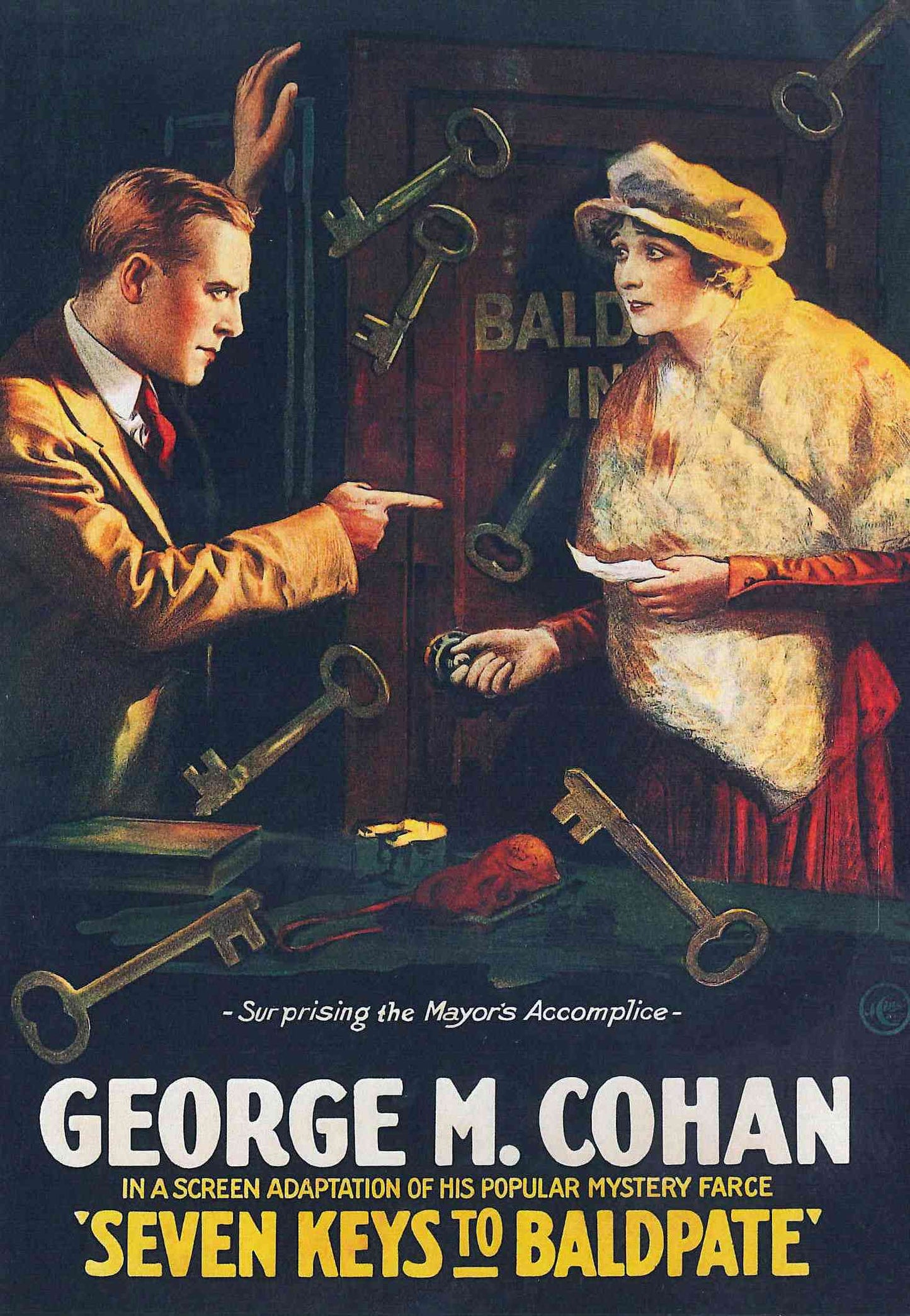 Seven Keys to Baldpate cover art
