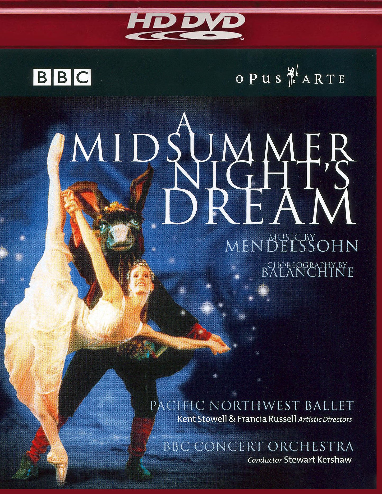 Felix Mendelssohn - Balanchine - A Midsummer Nights Dream (HD Dvd) cover art