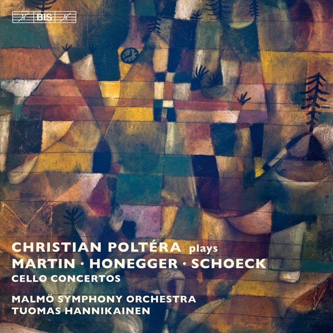 Frank Martin, Arthur Honegger, Othmar Schoeck: Cello Concertos cover art