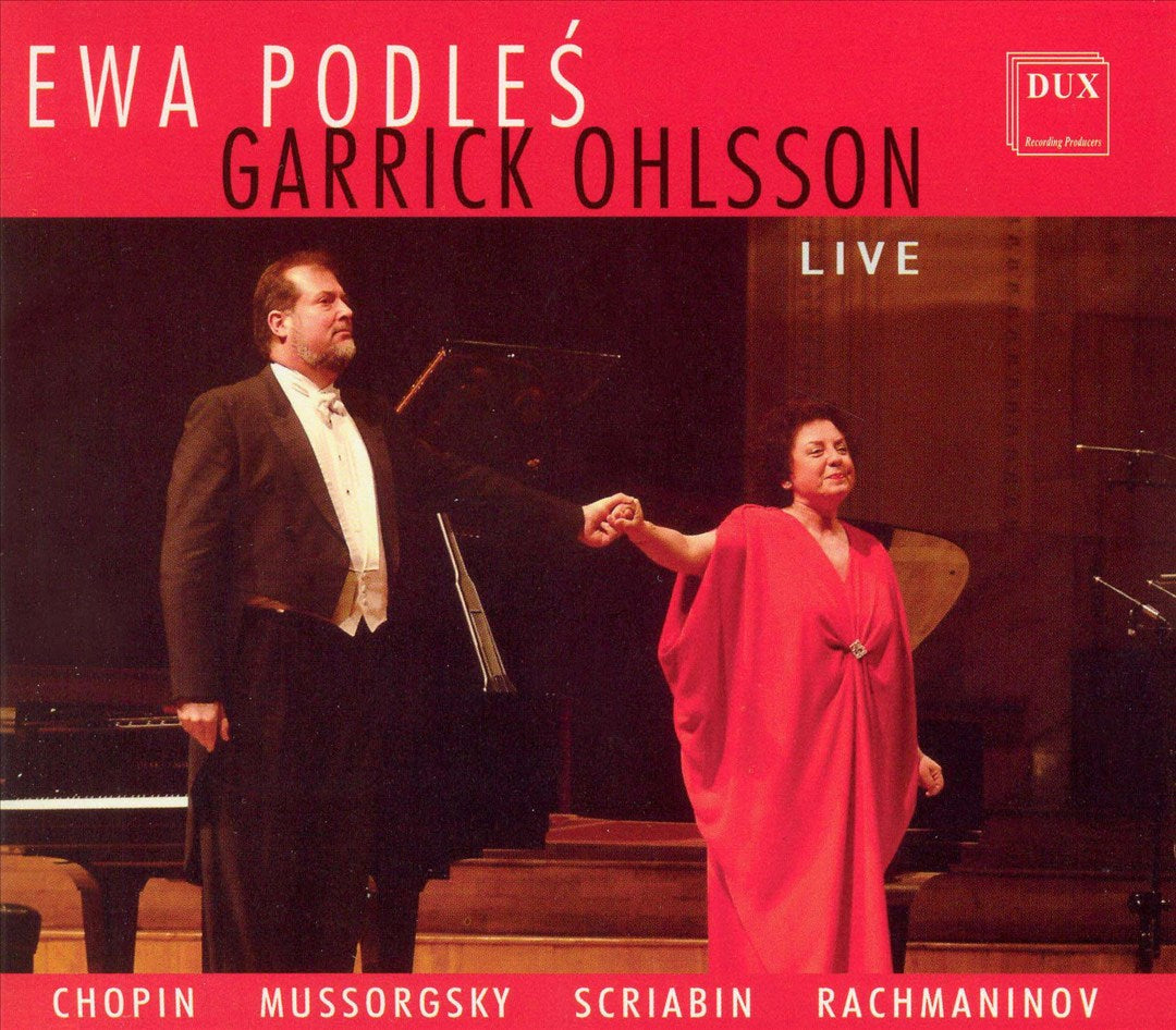 Ewa Podles and Garrick Ohlsson Live cover art
