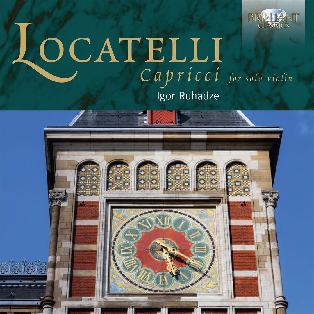 Locatelli: Capricci for solo violin cover art