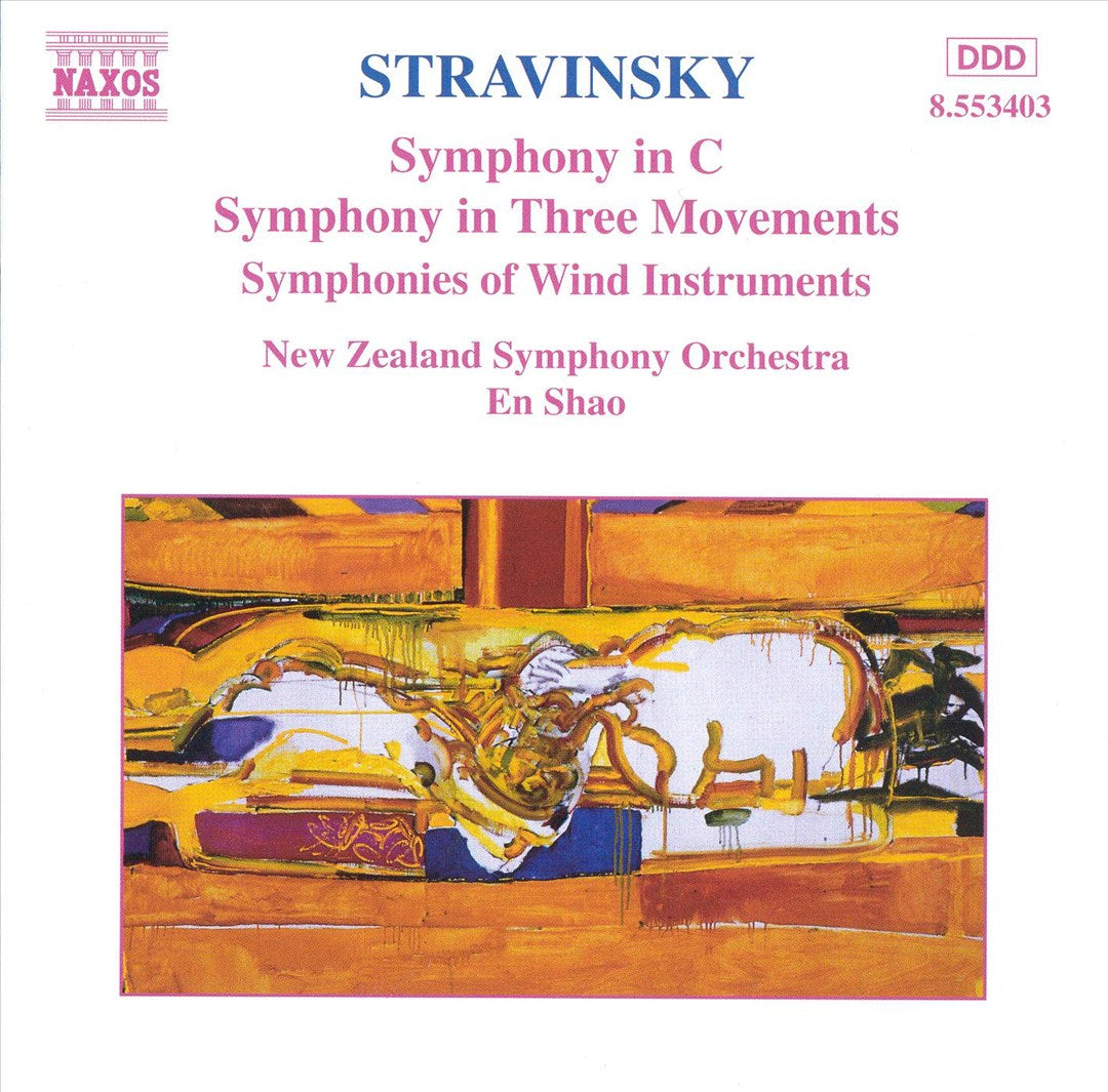 Stravinsky: Symphony in C; Symphony in Three Movements; Symphonies of Wind Instruments cover art