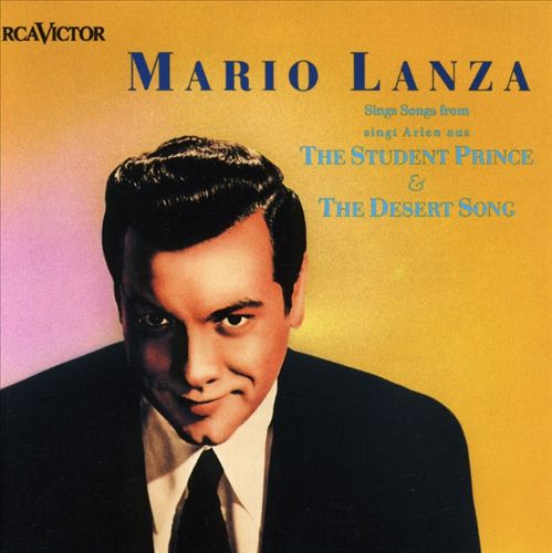 Mario Lanza Sings Songs from The Student Prince & The Desert Song cover art
