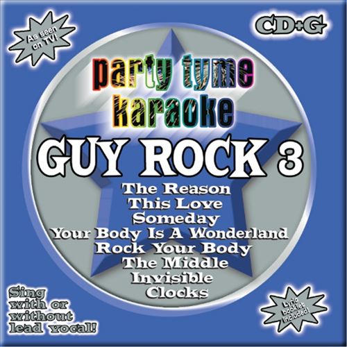 Party Tyme Karaoke: Guy Rock, Vol. 3 cover art