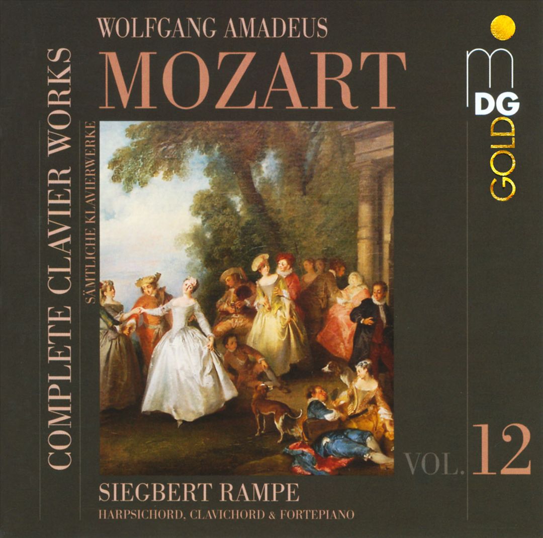 Mozart: Complete Clavier Works, Vol. 12 cover art