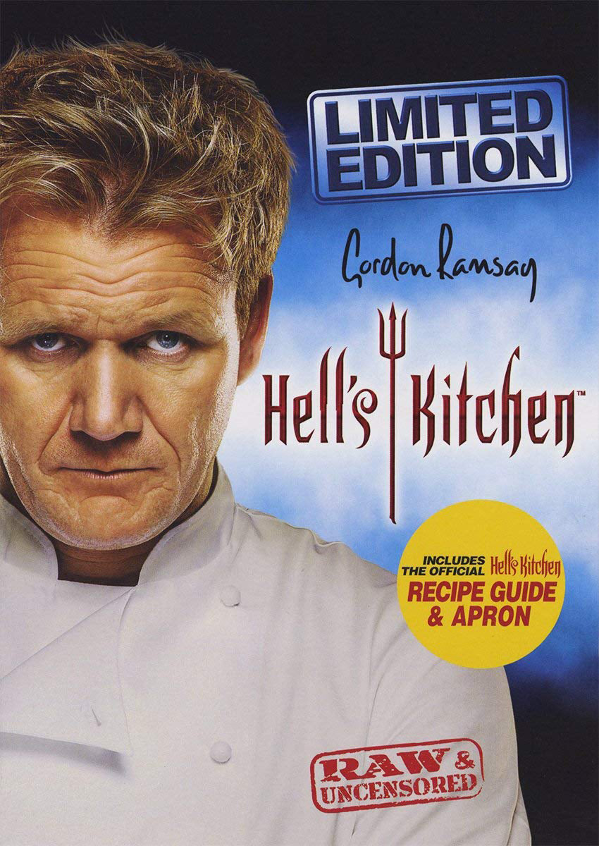 SEASON 1 TO 4 HELL'S KITCHEN (9DVD/APRON & RECIPE) cover art