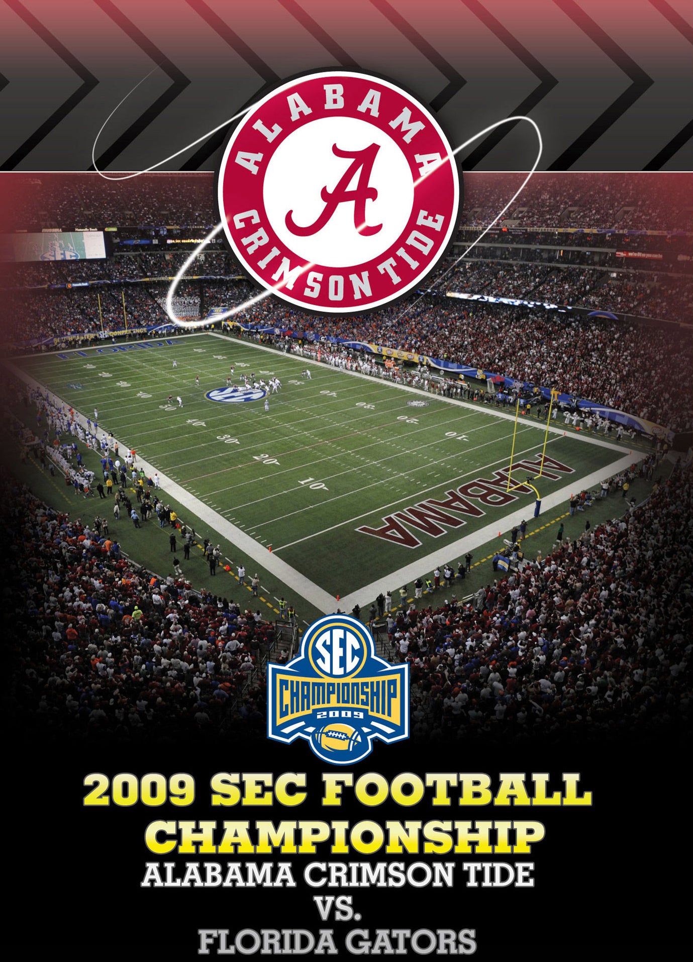 2009 SEC Football Championship: Alabama Crimson Tide vs. Florida Gators cover art