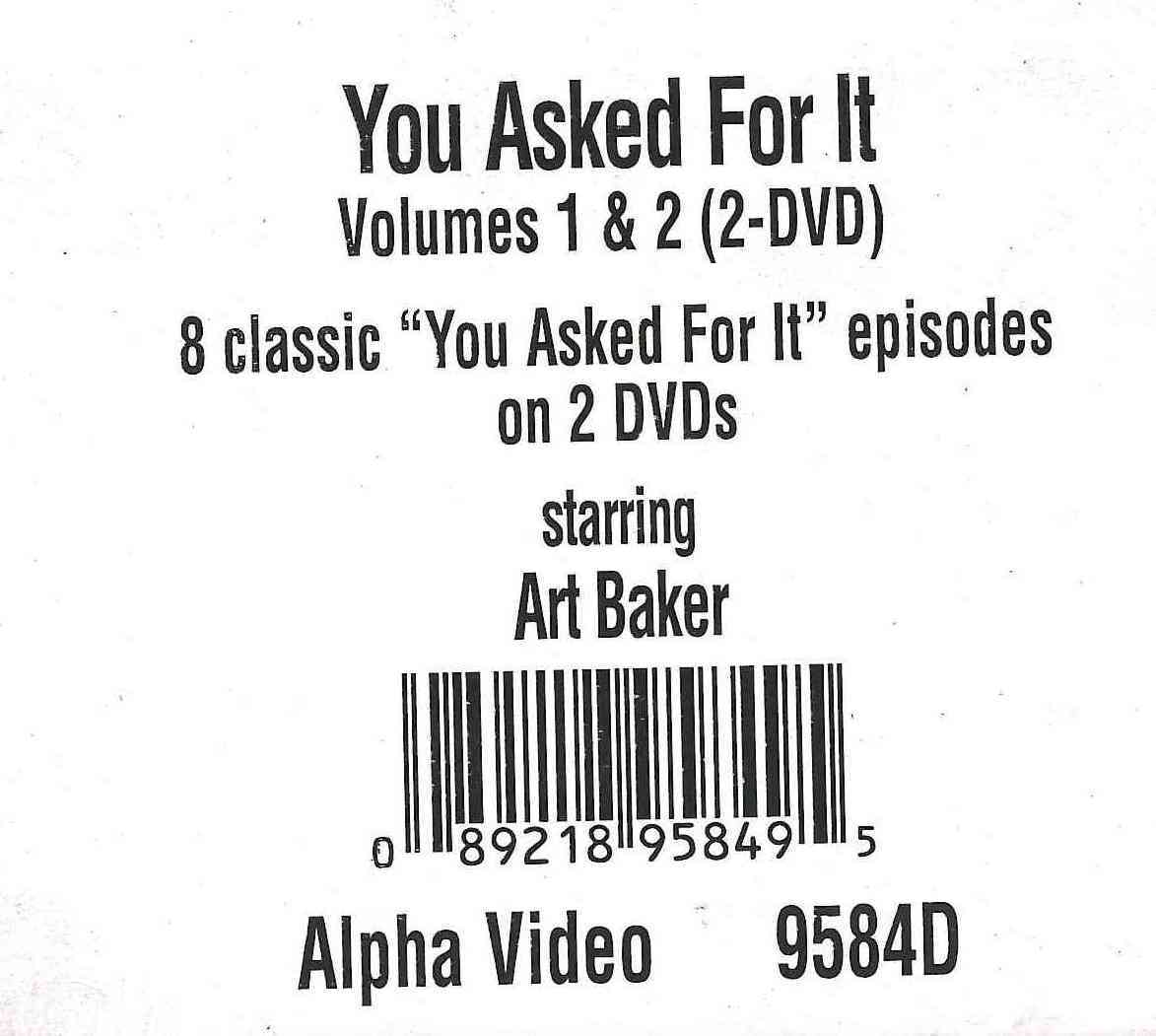 You Asked For It - Vol. 1&2 cover art