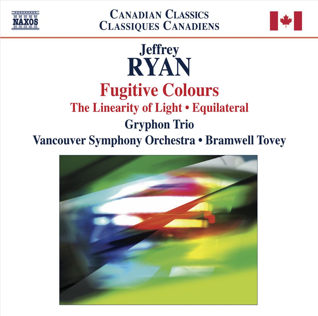 Jeffrey Ryan: Fugitive Colours; The Linearity of Light; Equilateral cover art