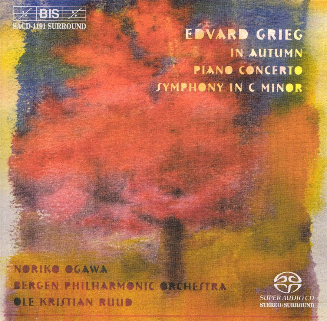 Grieg: In Autumn; Piano Concerto; Symphony in C minor cover art