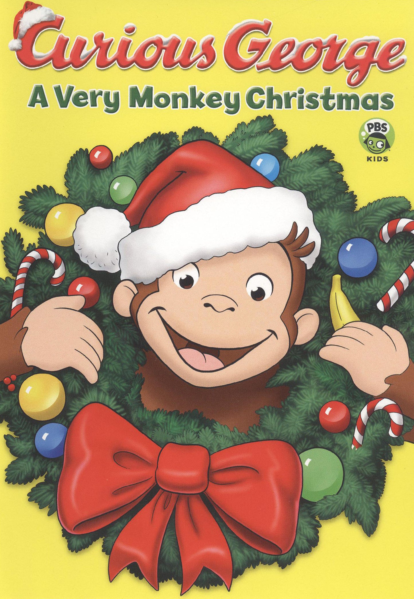 Curious George: A Very Monkey Christmas cover art