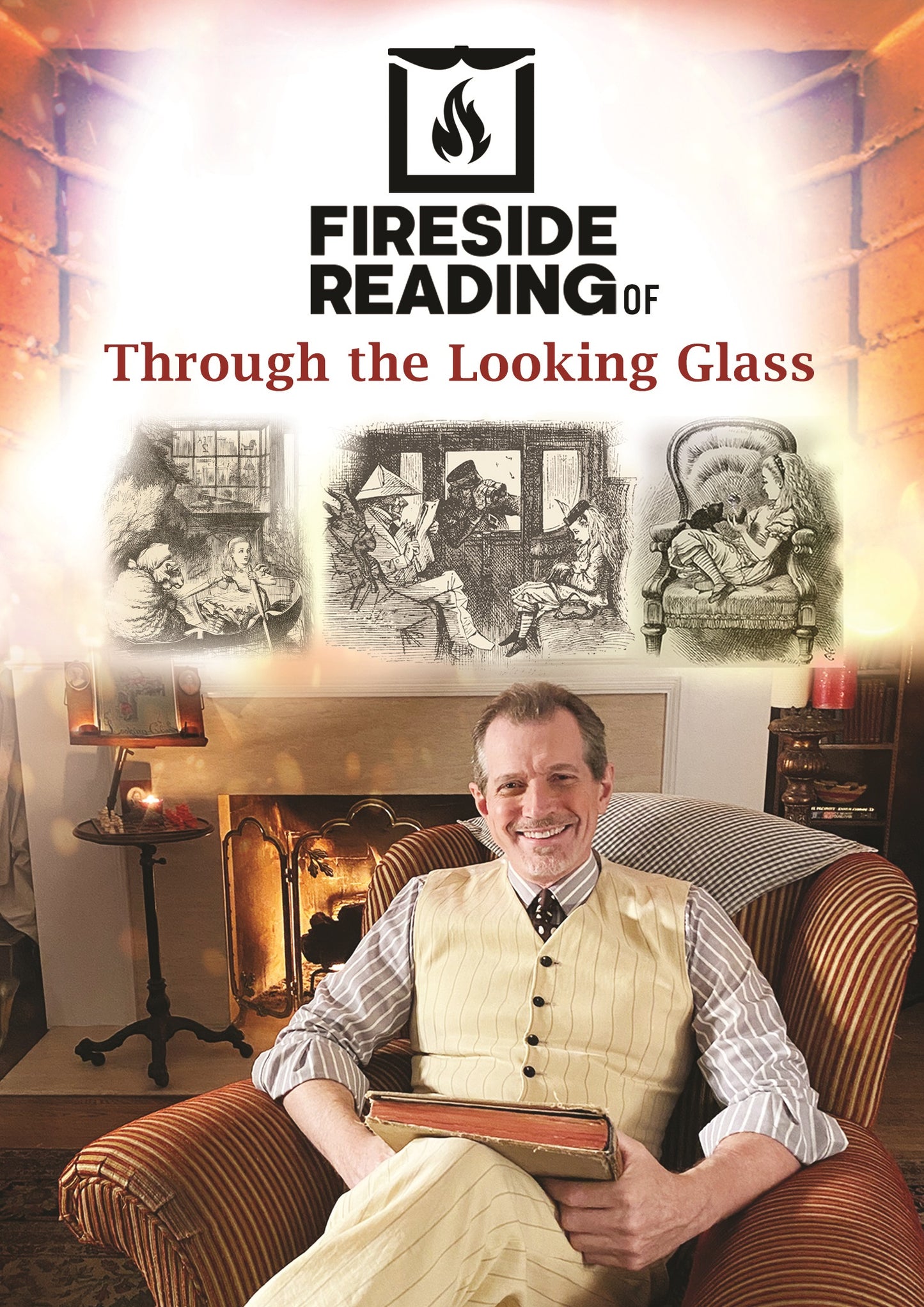 Fireside Reading of Through the Looking Glass cover art
