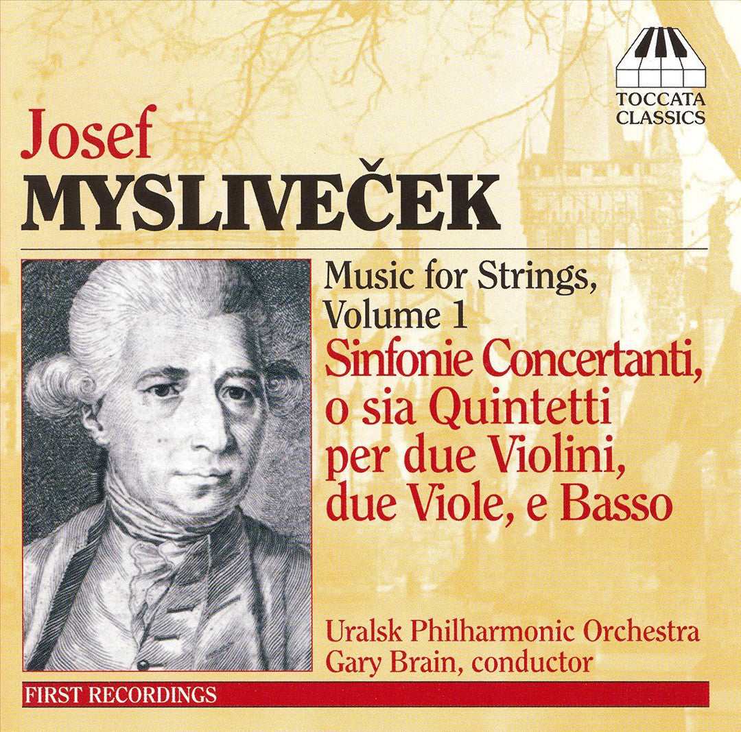 Josef Myslivecek: VI Sinfonie Concertanti, Op. 2 cover art