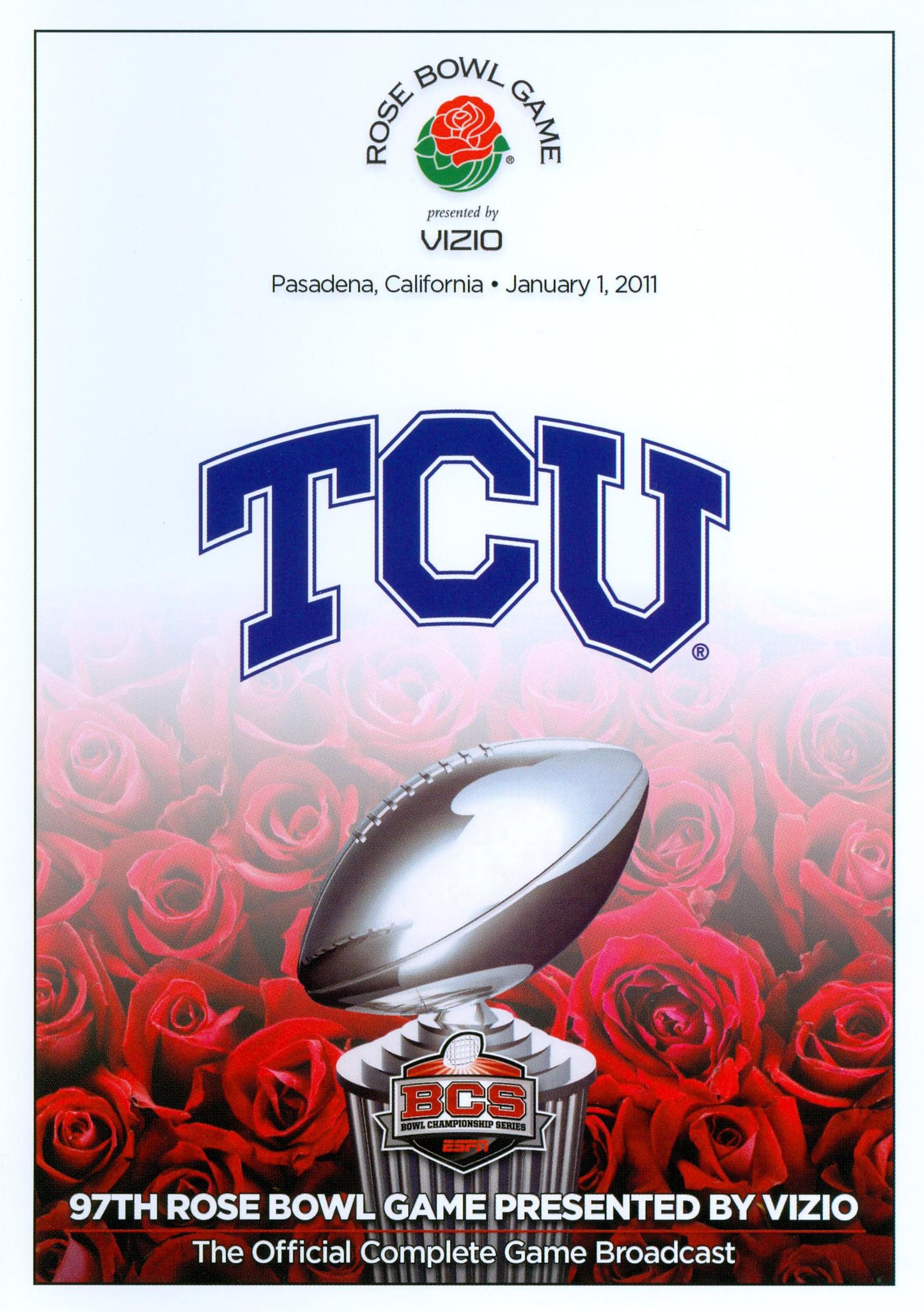 97th Rose Bowl Game: TCU vs. Wisconsin cover art