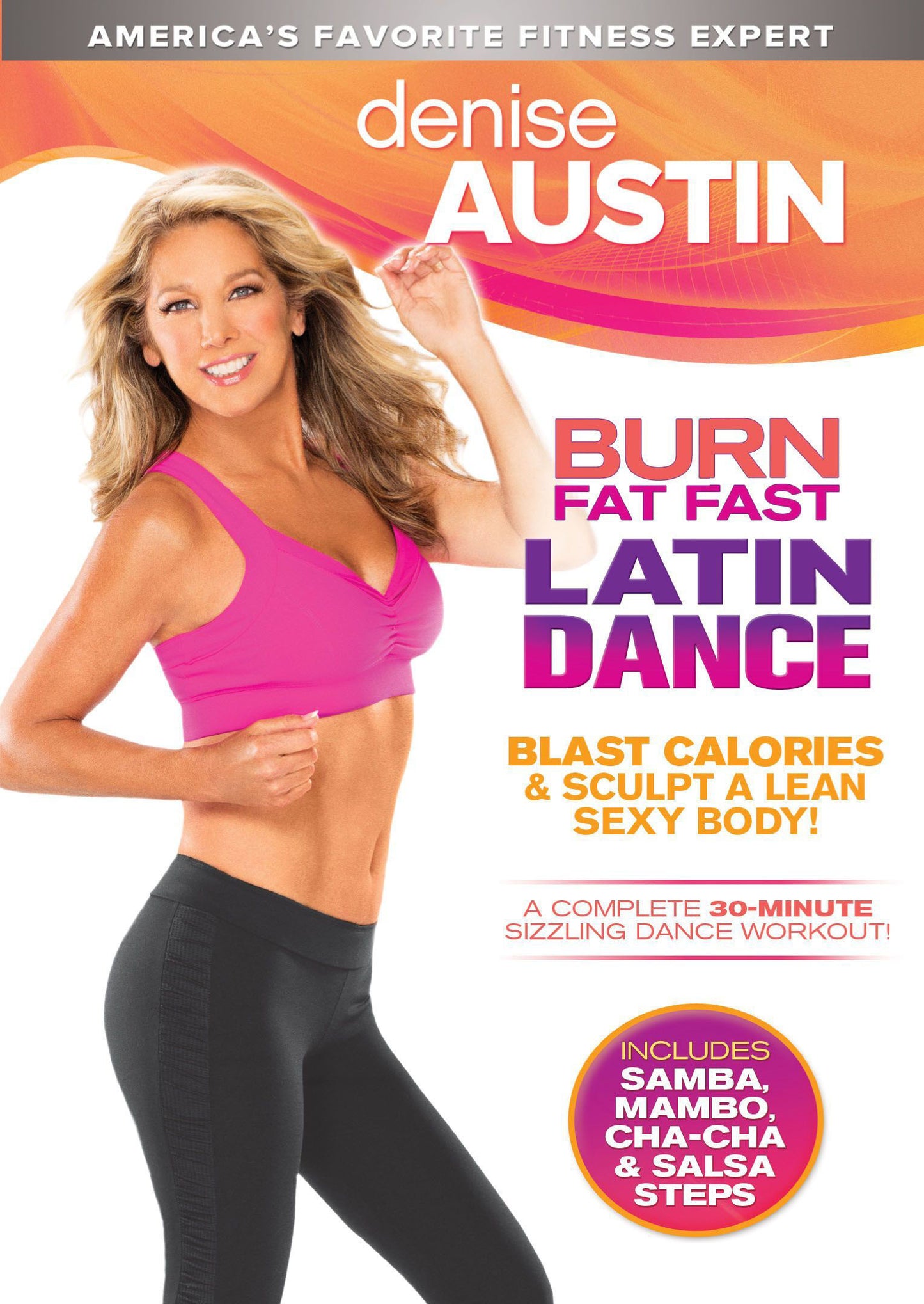 Denise Austin: Burn Fat Fast - Latin Dance cover art