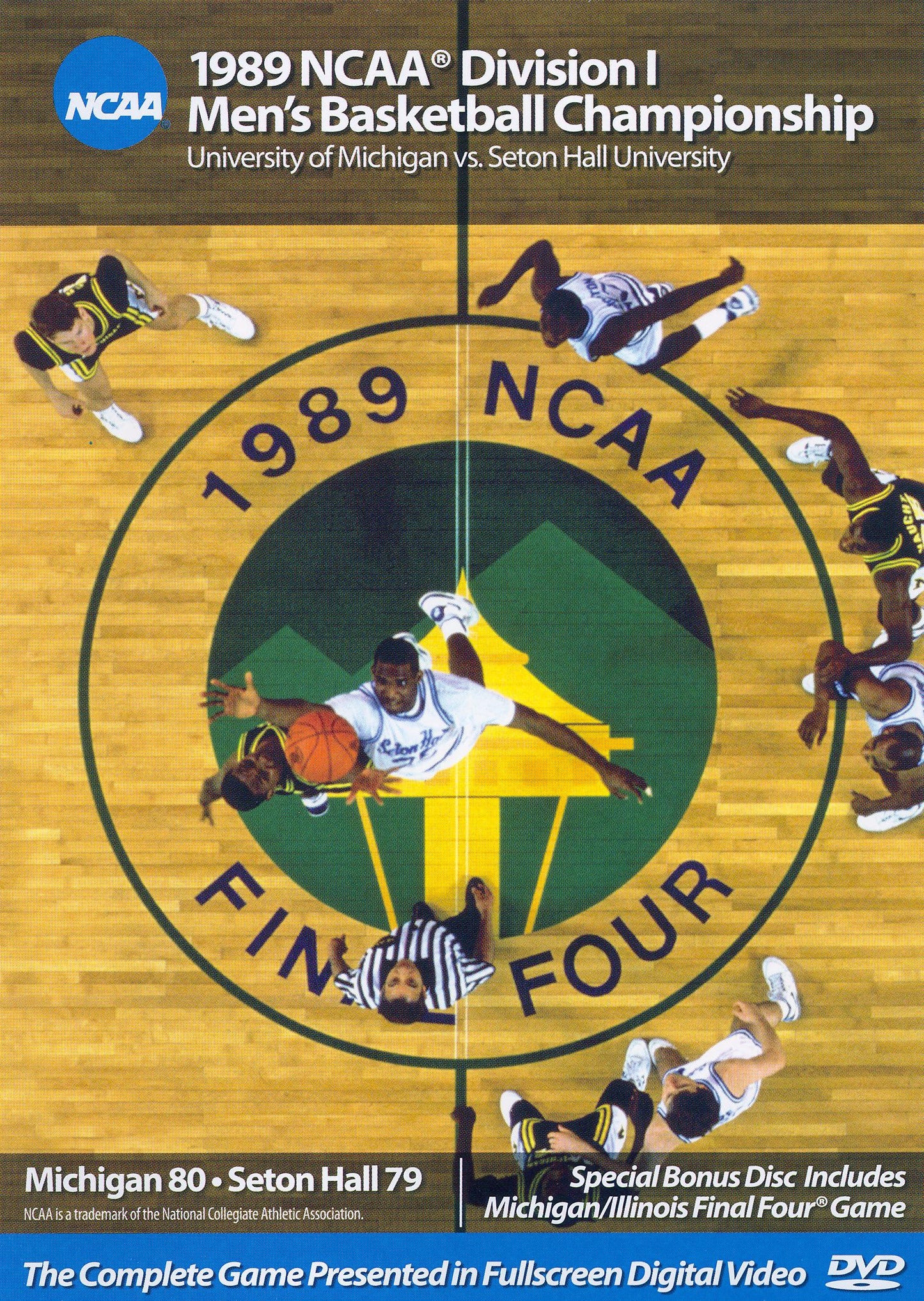 1989 Michigan/Seton Hall cover art