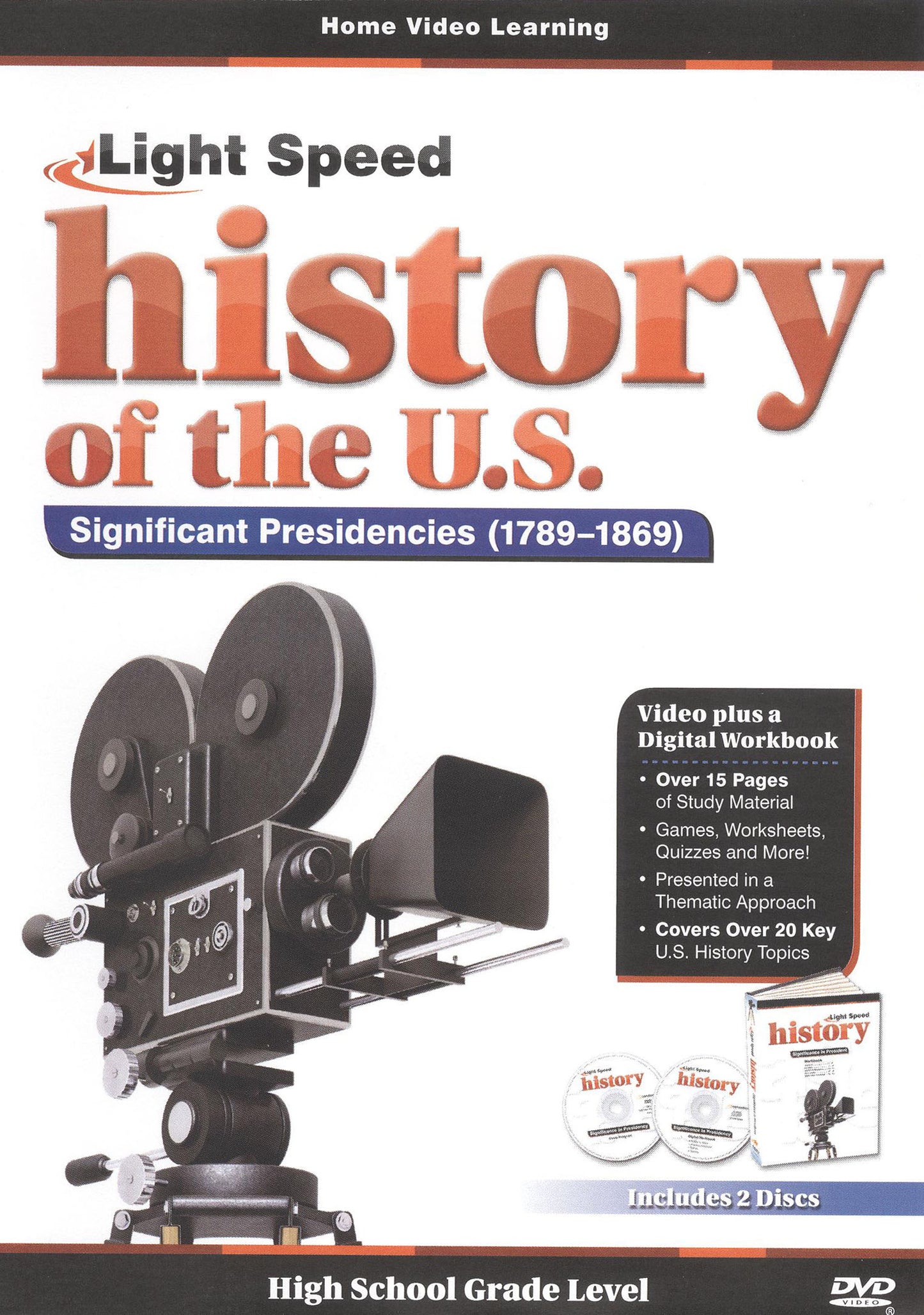 Light Speed History of the U.S.: Significant Presidencies (1789-1869) cover art
