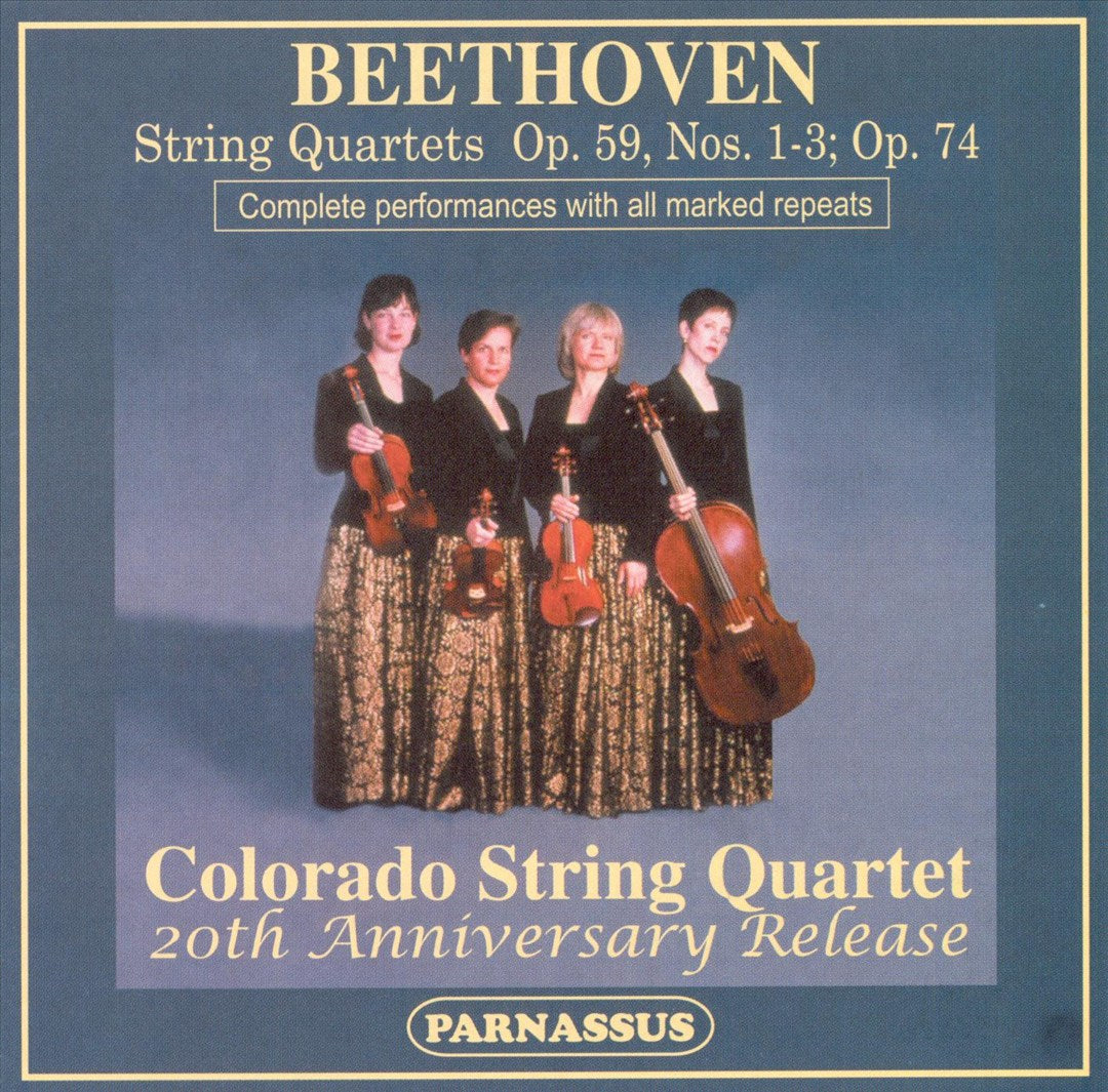 Beethoven: String Quartets, Op. 59, Nos. 1-3 & Op. 74 cover art
