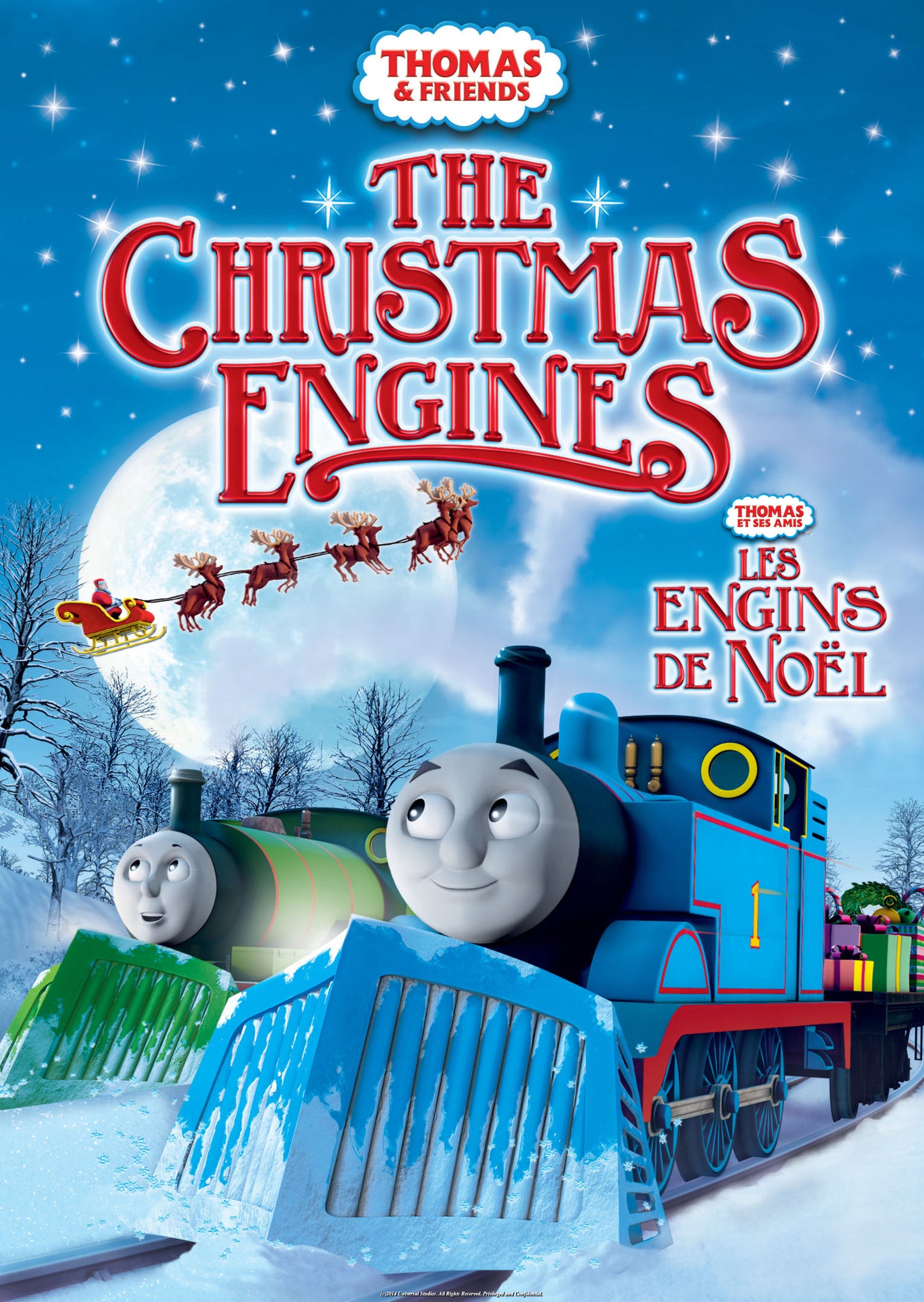 Thomas and Friends: The Christmas Engines cover art