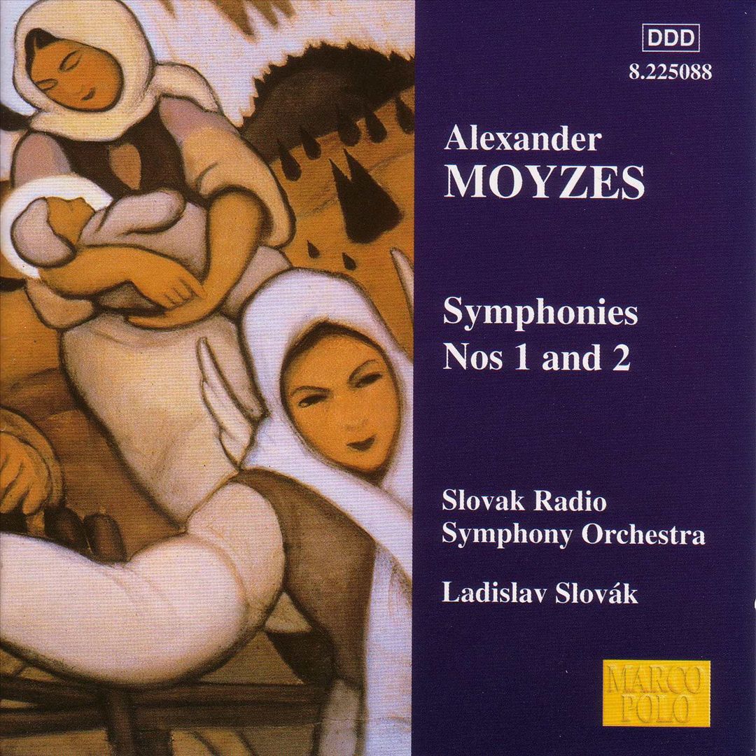 Moyzes: Symphonies Nos. 1 & 2 cover art