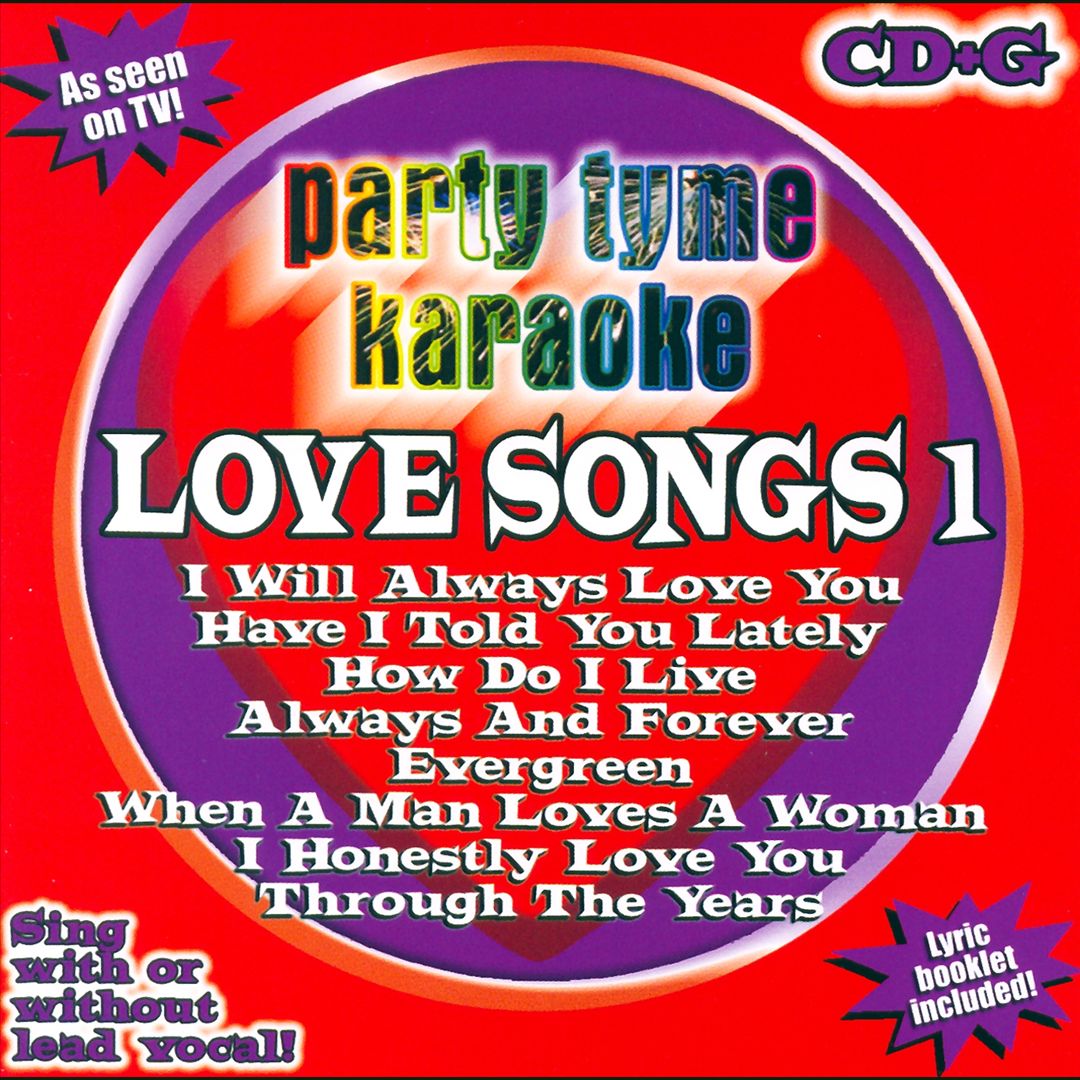 Party Tyme Karaoke: Love Songs, Vol. 1 cover art