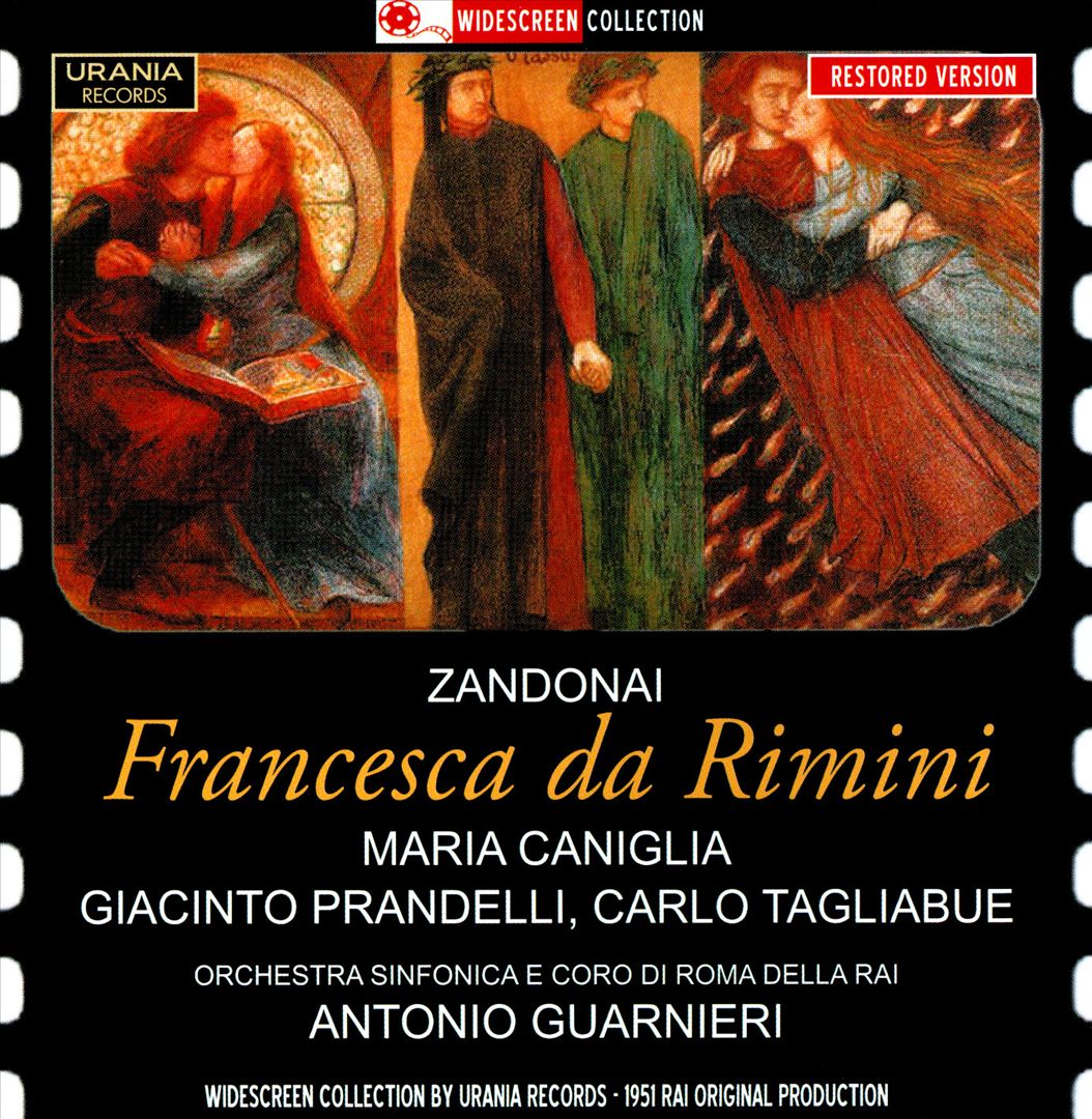 Riccardo Zandonai: Francesca da Rimini cover art