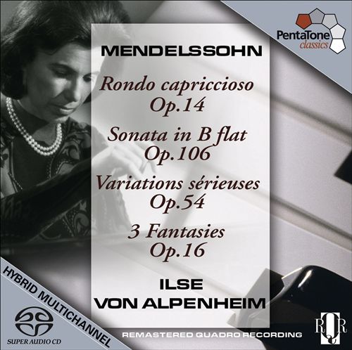 Ilse Von Alpenheim Plays Mendelssohn cover art