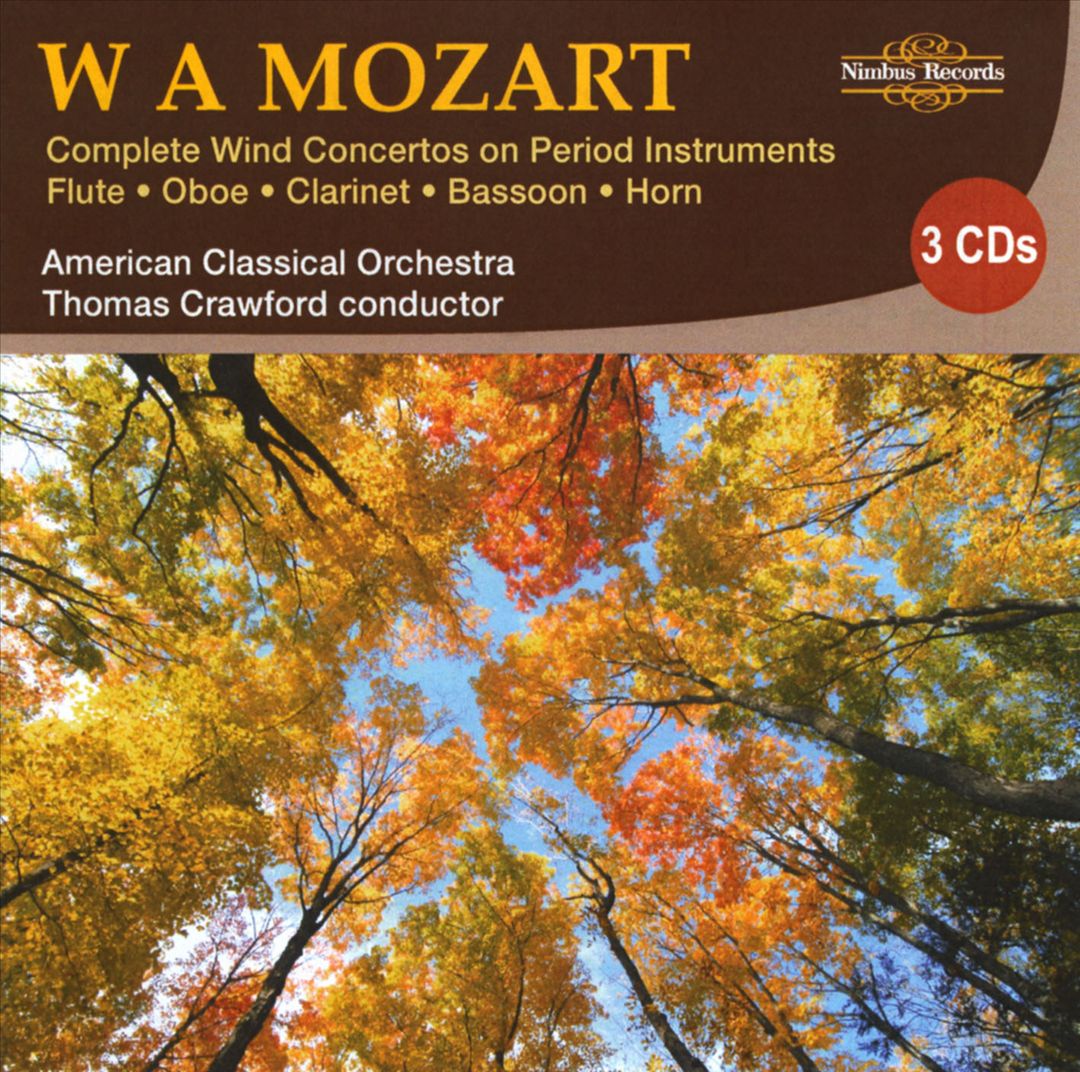 Mozart: Complete Wind Concertos on Period Instruments cover art