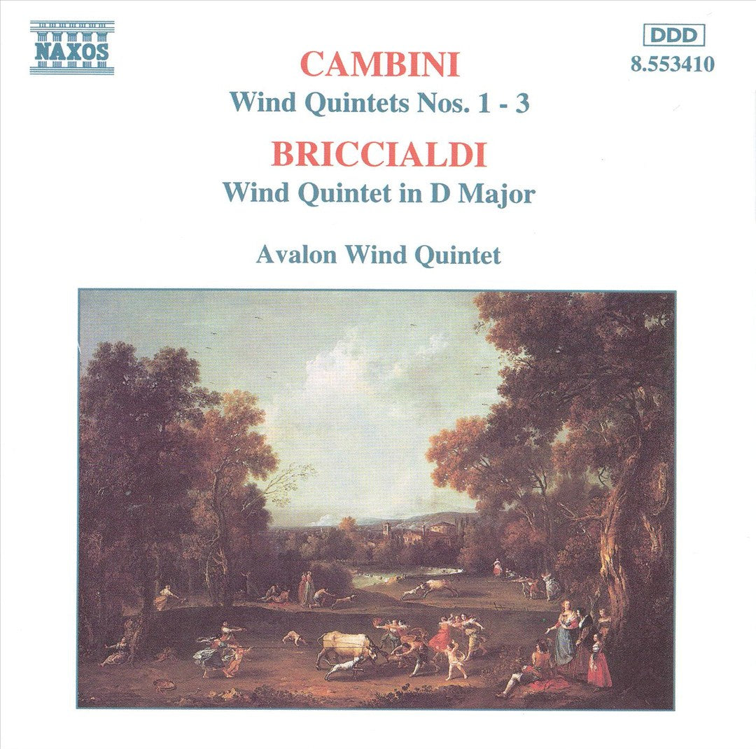 Cambini: Wind Quintets Nos. 1-3 cover art