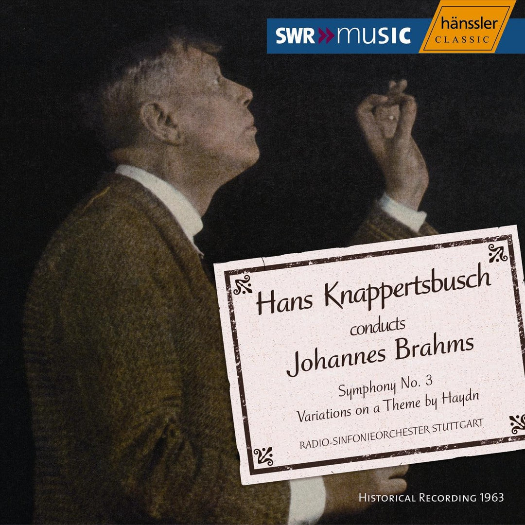 Hans Knappertsbusch conducts Brahms cover art