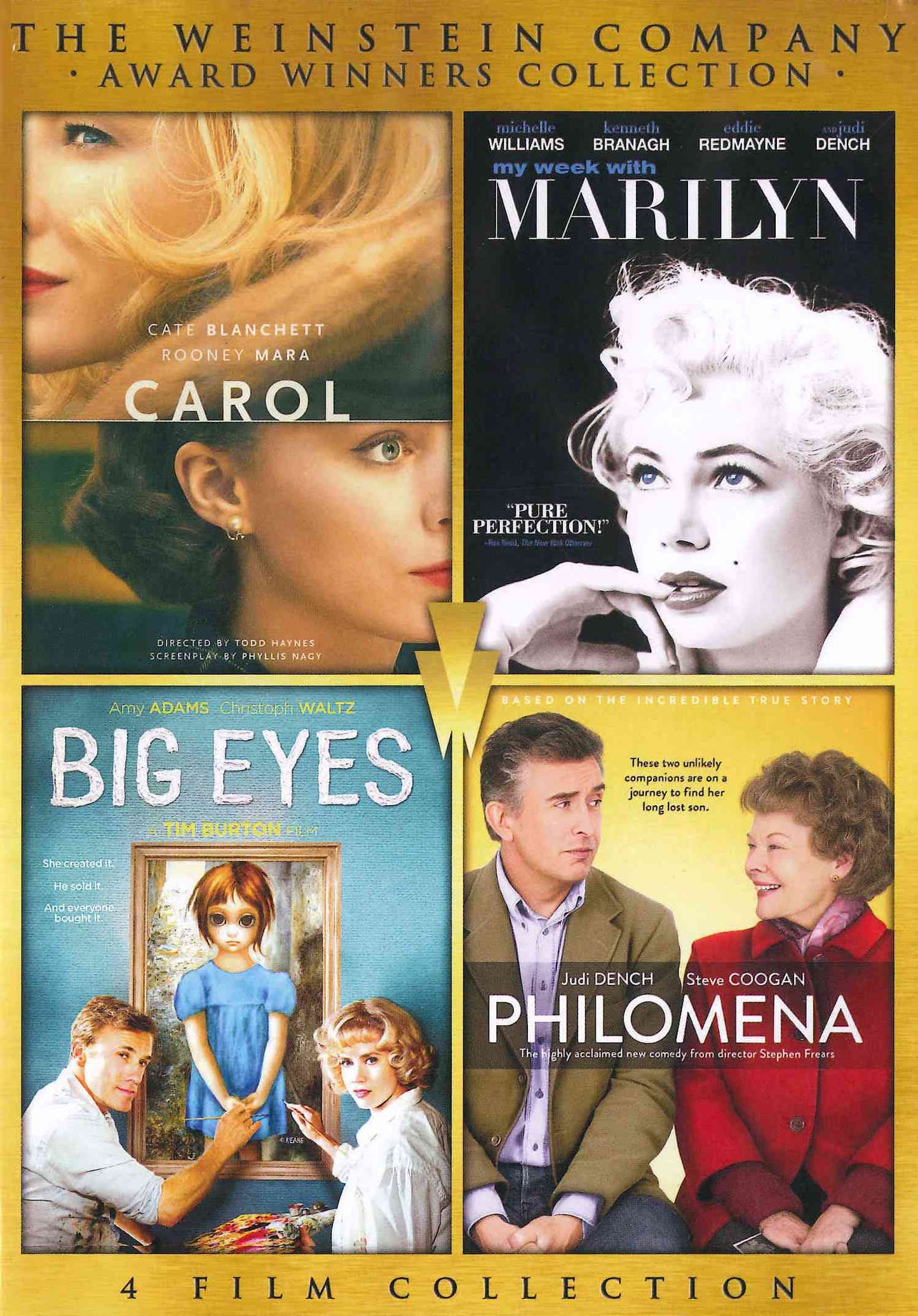 Award Winners Collection: Carol/Marilyn/Big Eyes/Philomena cover art