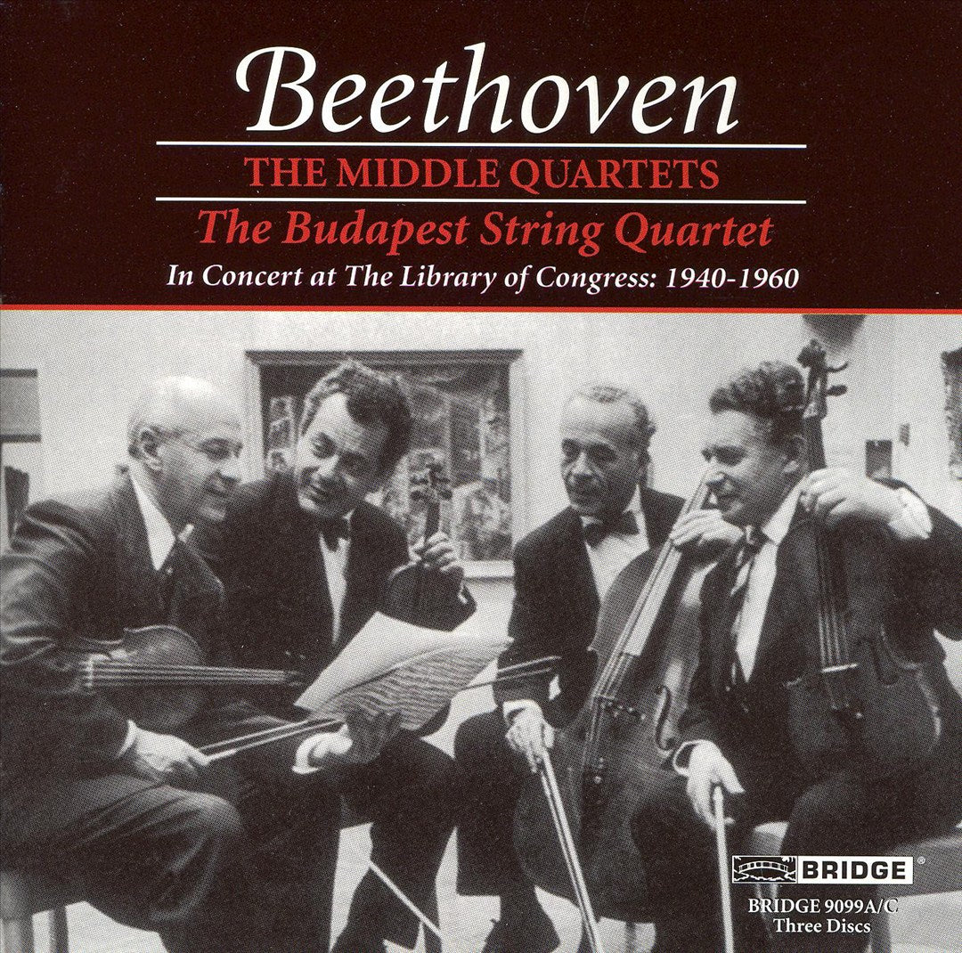 Beethoven: The Middle Quartets cover art