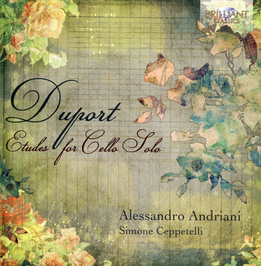 Duport: Etudes for Cello Solo cover art