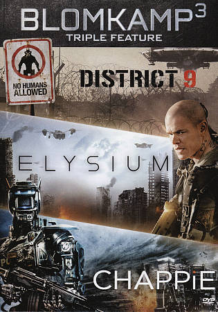 Chappie/District 9/Elysium cover art