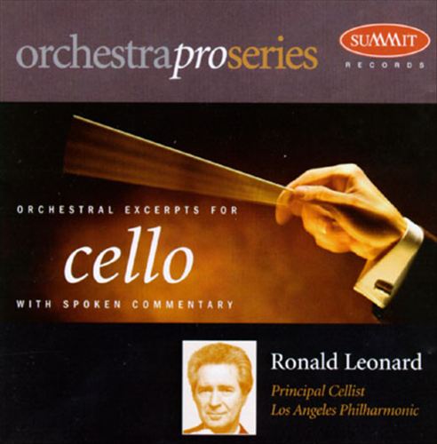 Orchestral Excerpts for Cello With Spoken Commentary cover art