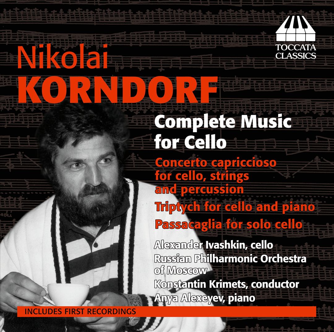 Nikolai Korndorf: Complete Music for Cello cover art