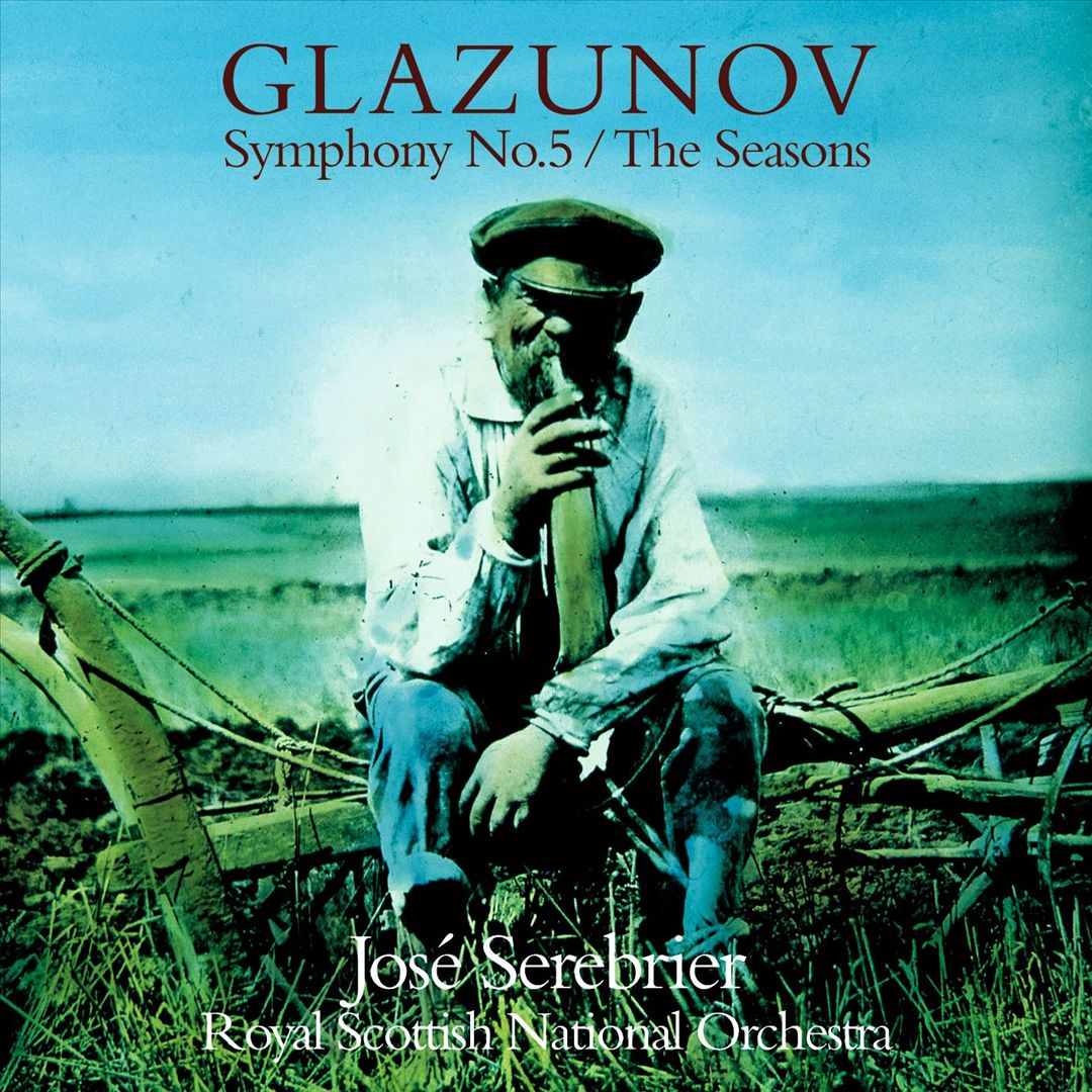 Glazunov: Symphony No. 5; The Seasons cover art