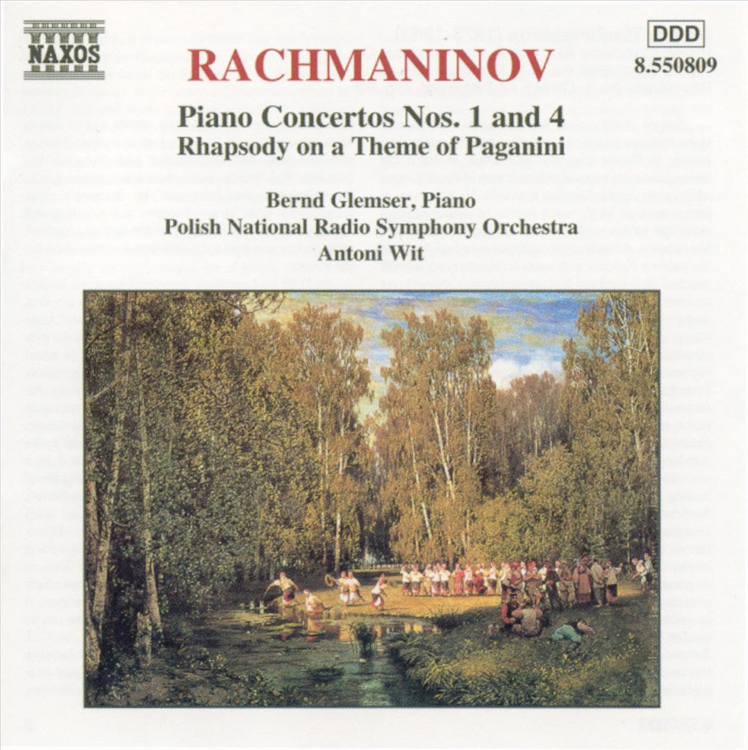 Rachmaninov: Piano Concertos Nos. 1 & 4; Paganini Rhapsody cover art