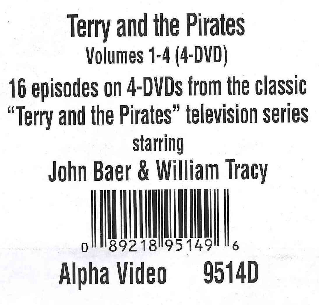 Terry and the Pirates, Vol. 1-4 cover art