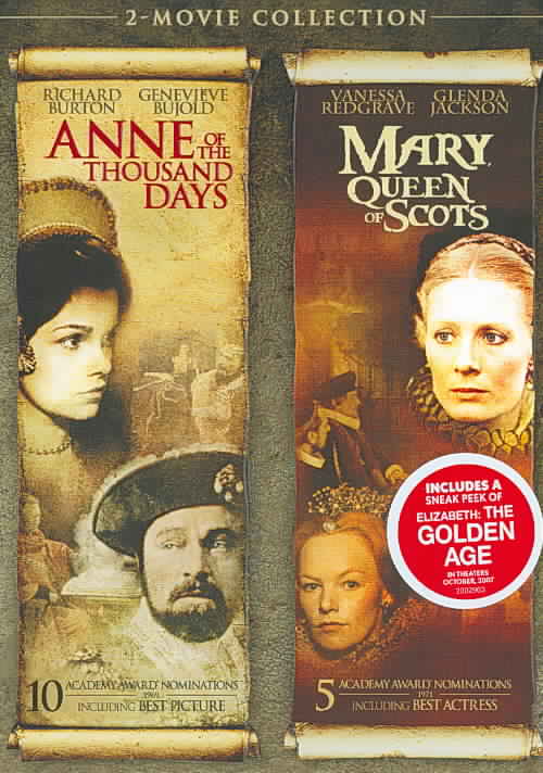 ANNE OF THE THOUSAND DAYS / MARY, QUEEN OF SCOTS 2-MOVIE COLLECTION cover art