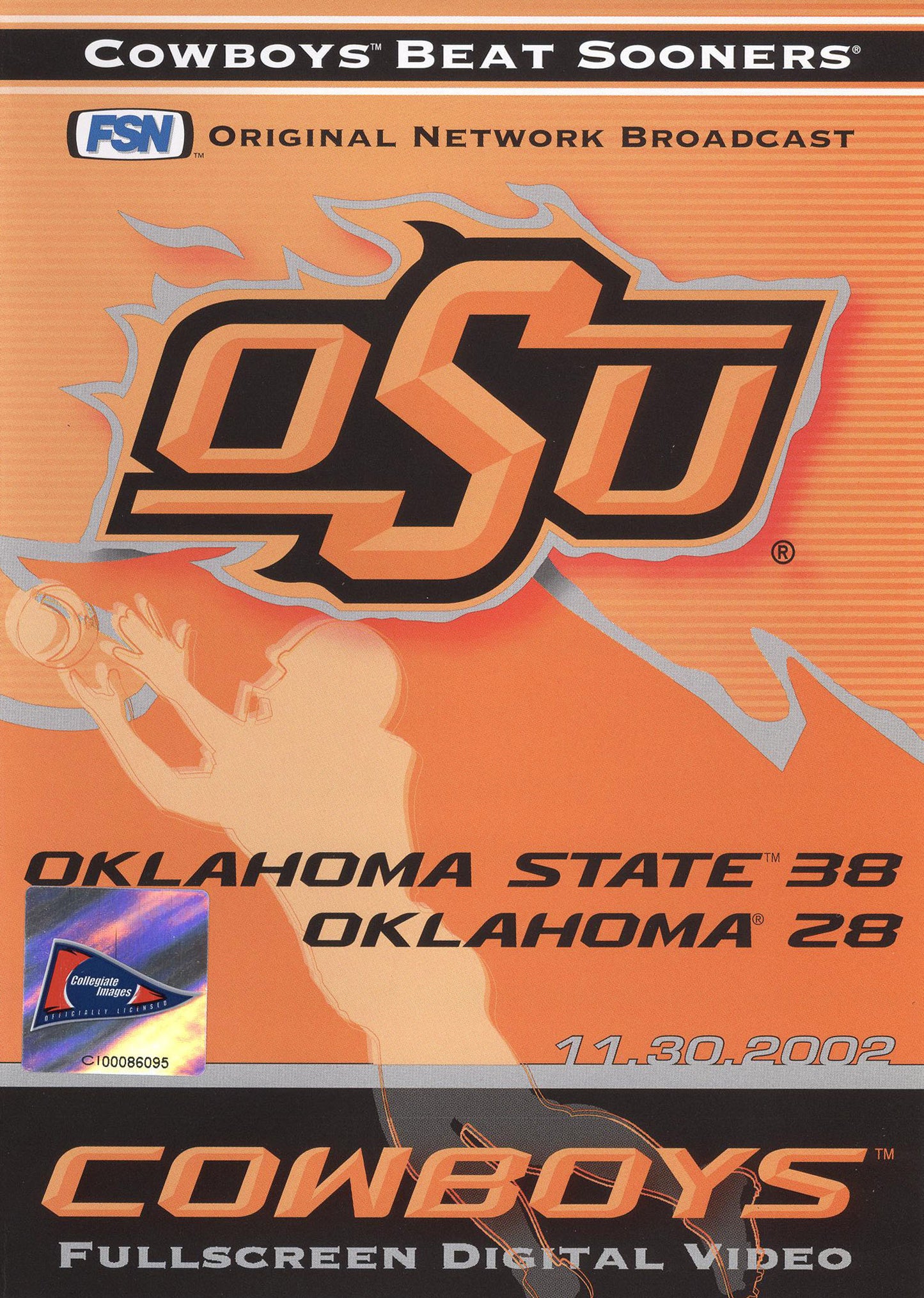 2002 Oklahoma State vs Oklahoma cover art