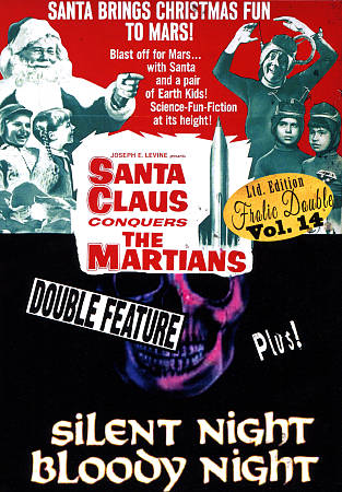 Santa Claus Conquers the Martians/Silent Night, Bloody Night cover art