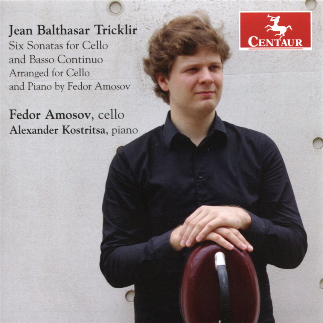 Jean Balthasar Tricklir: Six Sonatas for Cello and Basso Continuo cover art
