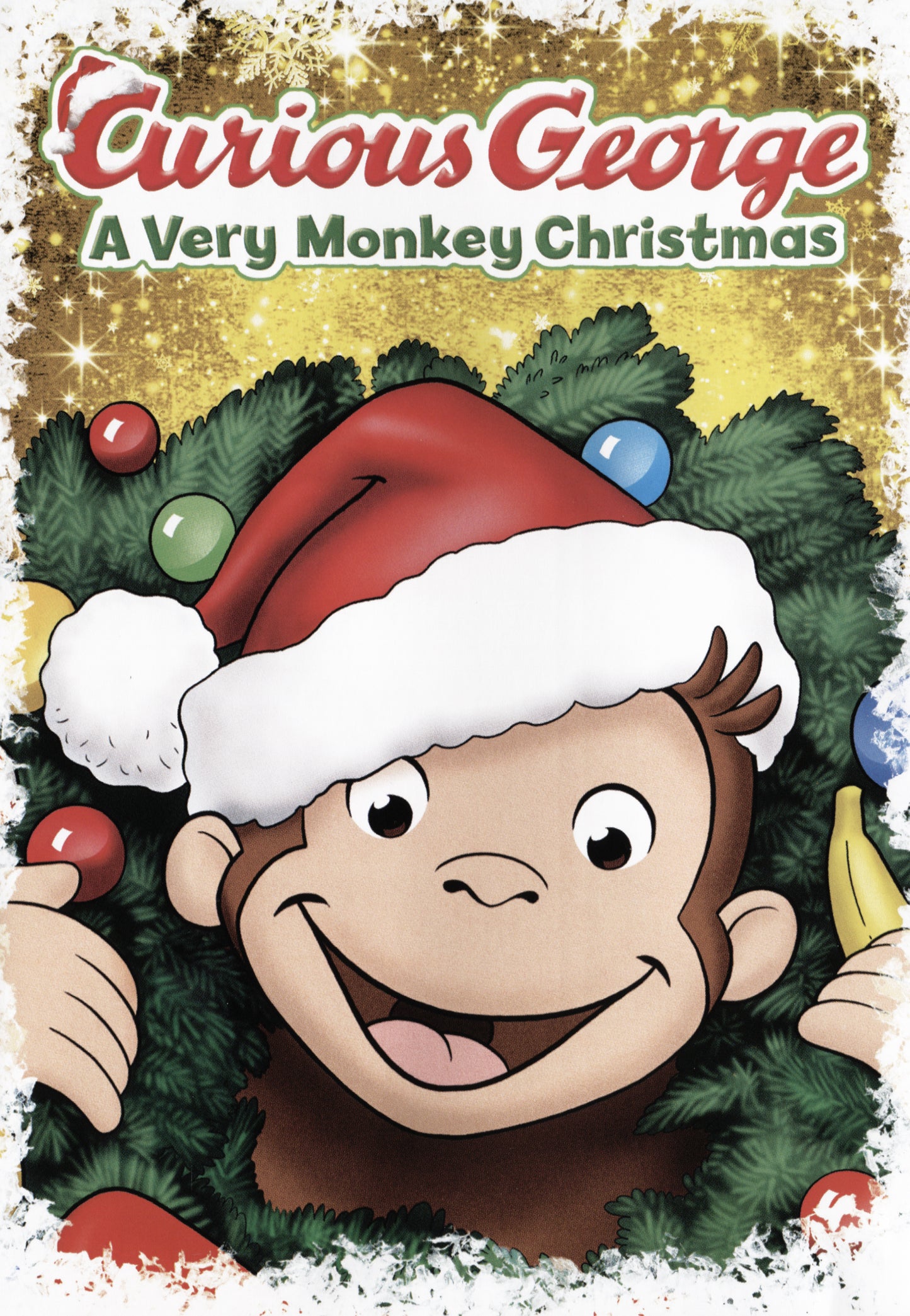 Curious George: A Very Monkey Christmas cover art