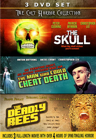 Cult Horror Collection: The Skull/The Man Who Could Cheat Death/The Deadly Bees cover art