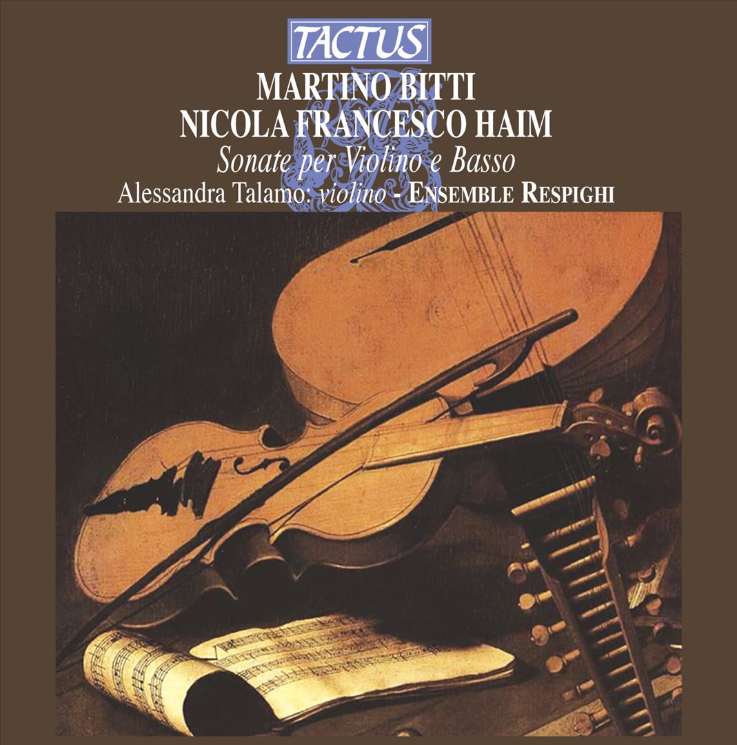 Martino Bitti, Nicola Francesco Haim: Sonate per Violino e Basso cover art