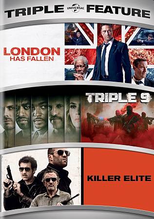 London Has Fallen/Triple 9/Killer Elite cover art