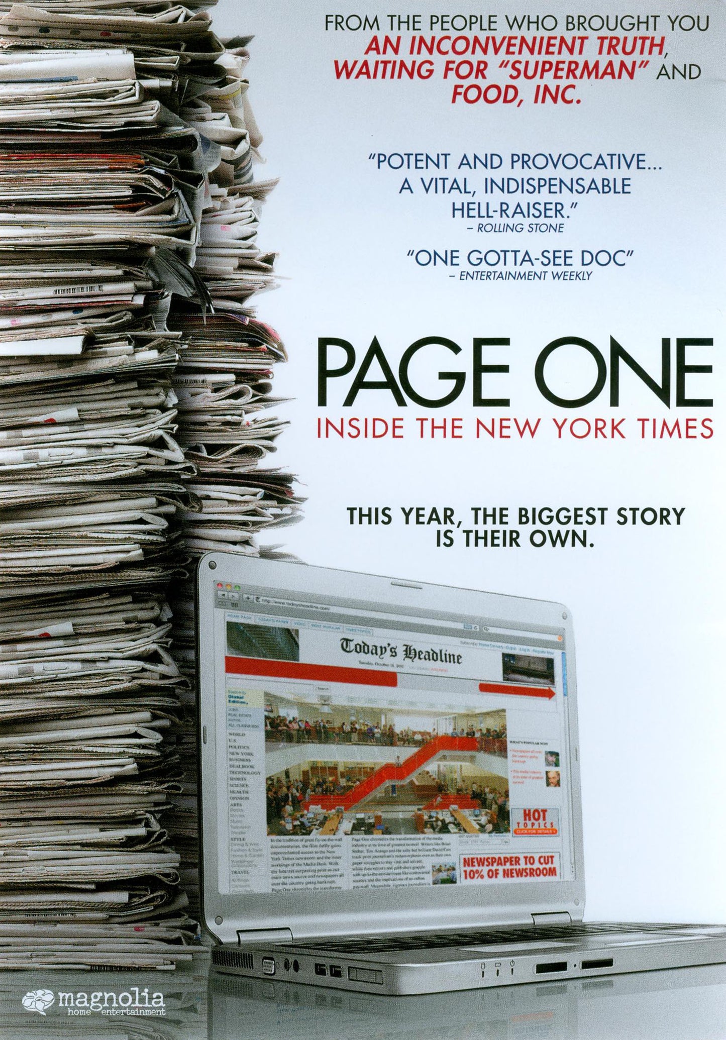 Page One: Inside the New York Times cover art