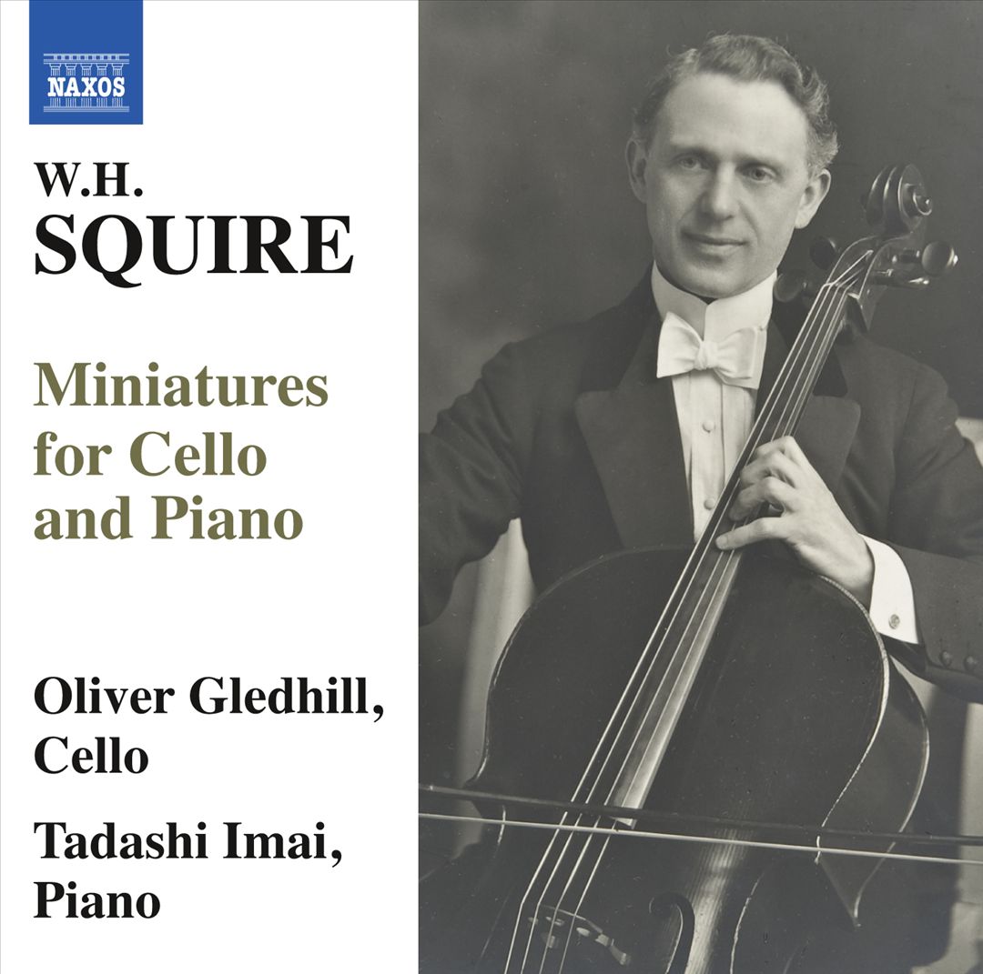 W.H. Squire: Miniatures for Cello and Piano cover art